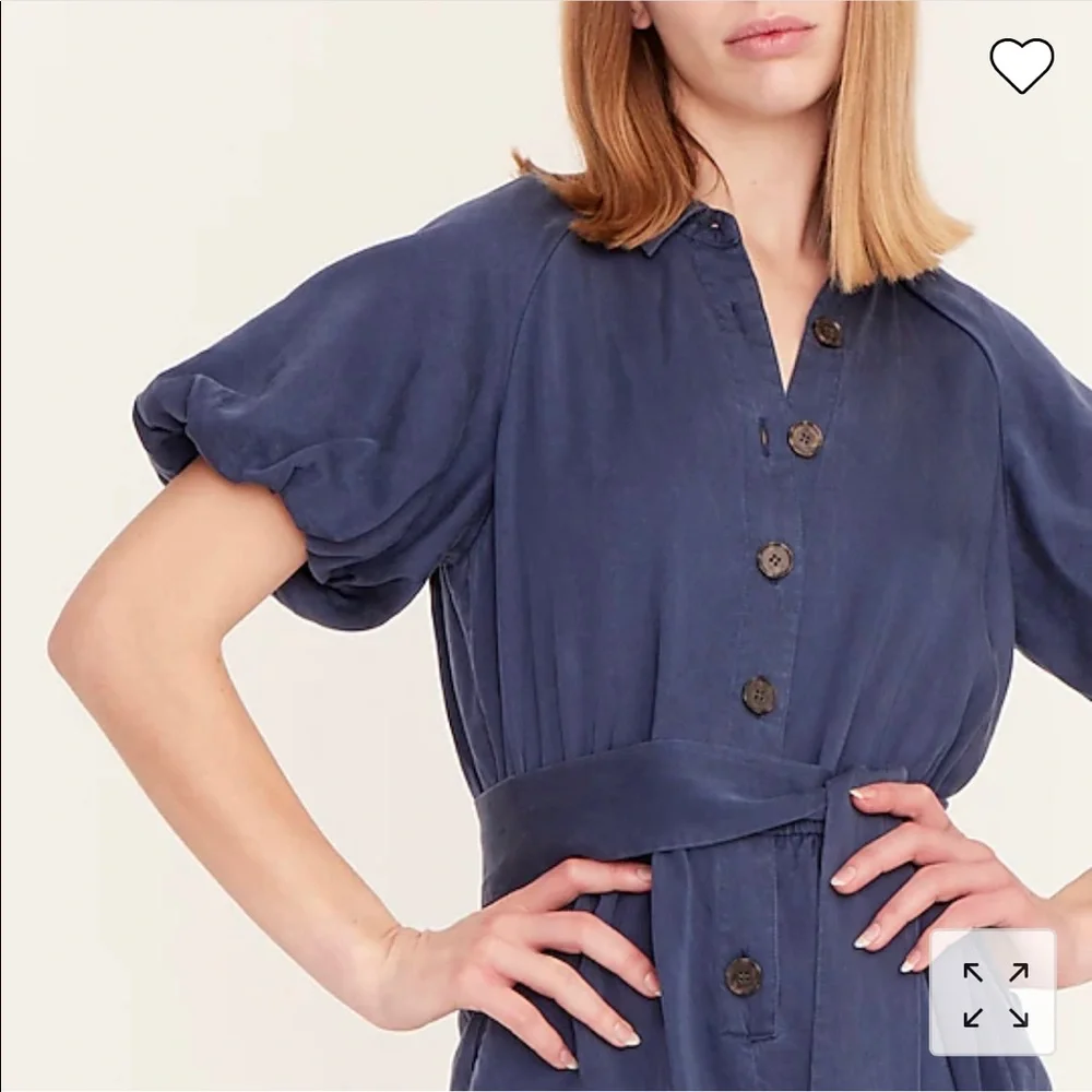 J. Crew Drapey belted jumpsuit, size M - Picture 8 of 9